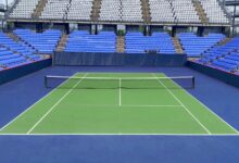 tennis court material