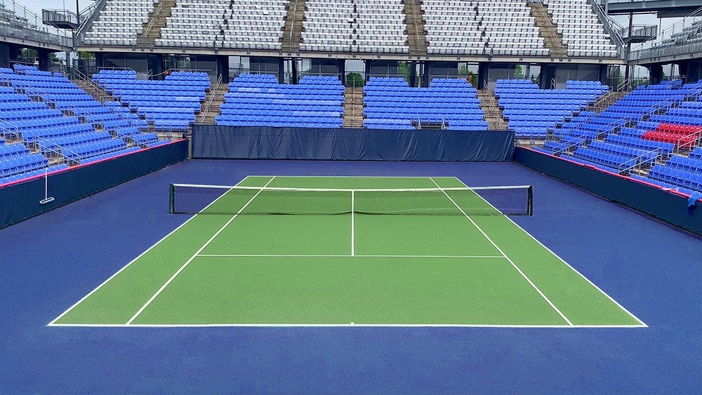 tennis court material